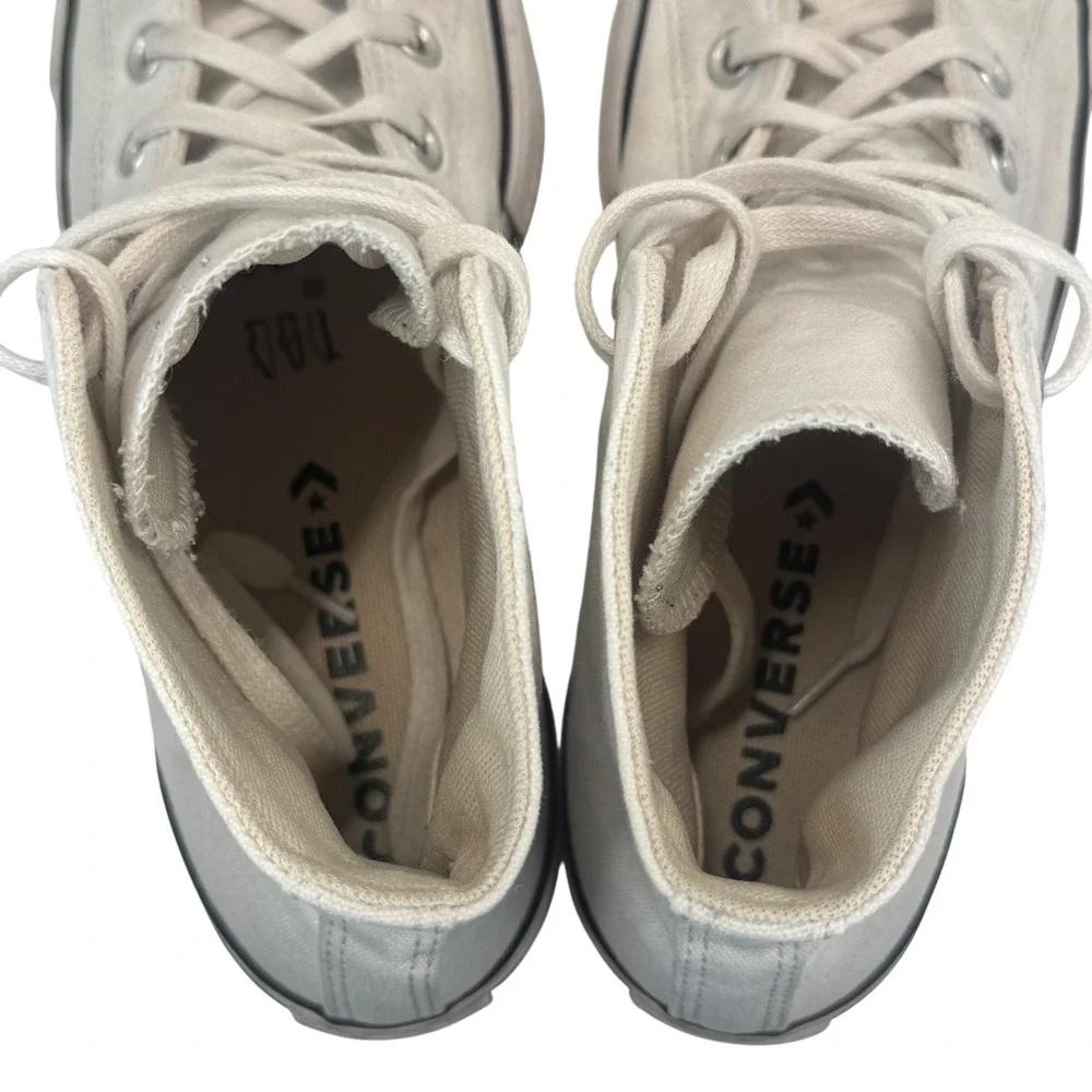 Converse Chuck‎ Taylor All Star Lift Platform Canvas White High Top Sneakers 9W
